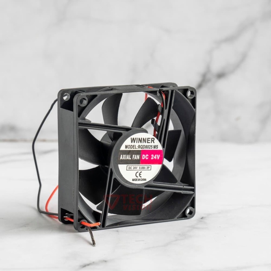 Cooling Fan DC 8cm x 8 cm 24V (Kipas Pendingin 24 Volt)