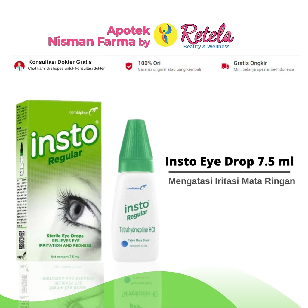 Jual Insto Reguler Eye Drops 15 ml / Obat Mata Merah / Obat Tetes Mata ...