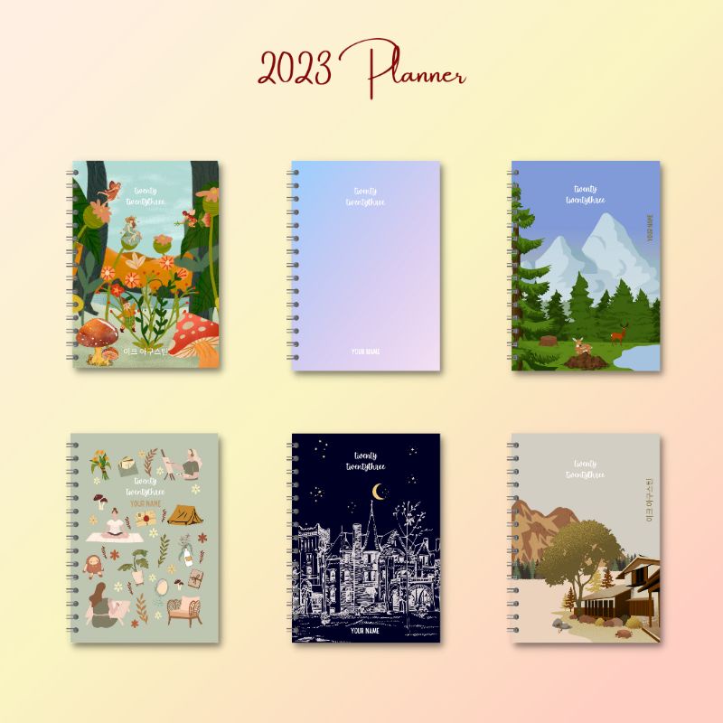 

2023 Journal/ 2023 Planner/ Annual Planner/ Weekly Planner available with personalized name