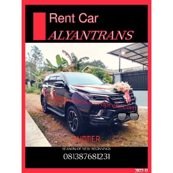 Sewa rental mobil ciater tangerang selatan| ALYANTRANS