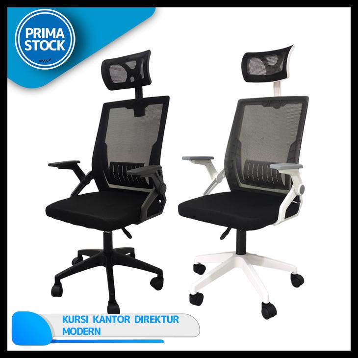 Kursi Kantor Minimalis Direktur Manager Office Jaring Mesh Model Korea