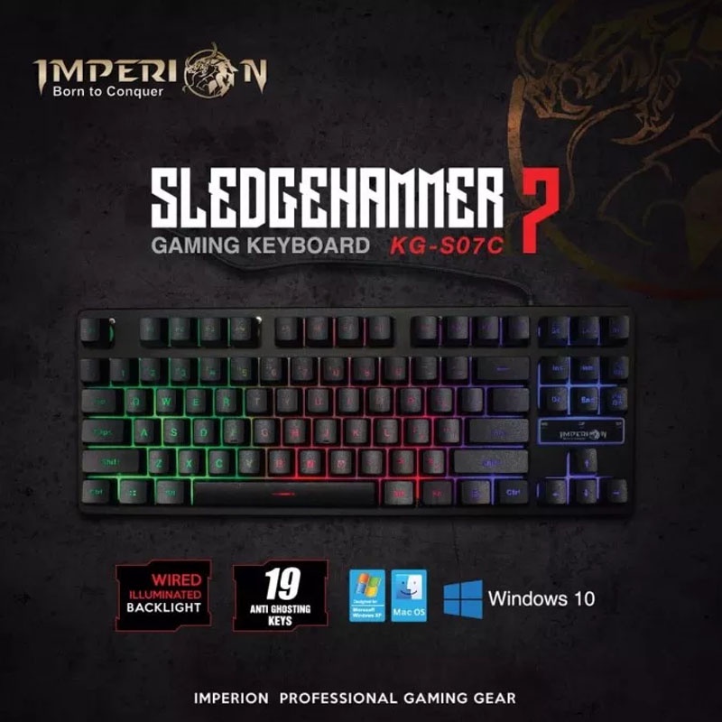 Keyboard Gaming game RGB Imperion Sledgehammer 7 KG - S07C