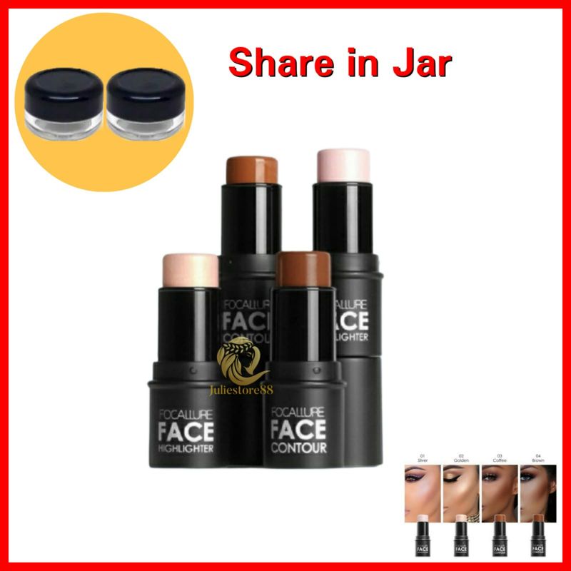 (SHARE IN JAR) FOCALLURE Highlighter &amp; Contour Stick