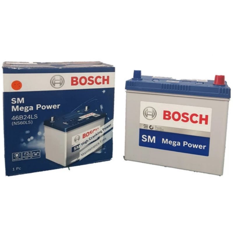 aki/accu mobil NS60LS / 46B24LS bosch aki/accu kering accu 42ah baterai aki mobil