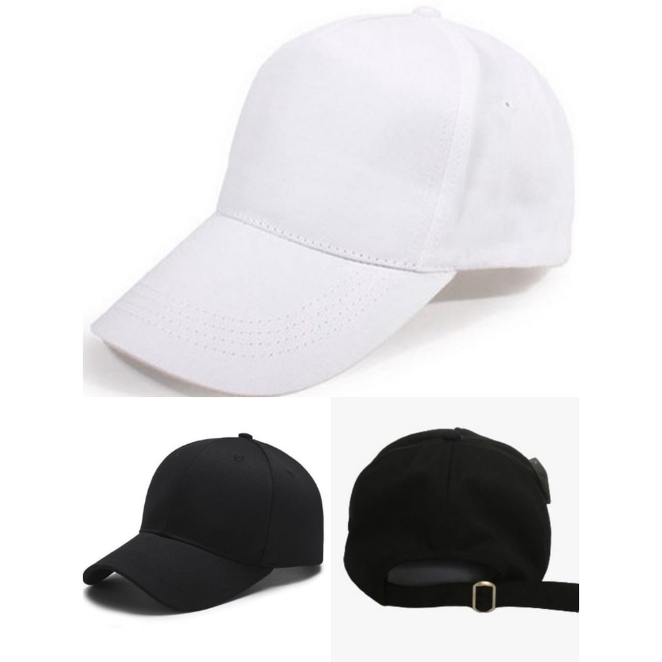 Topi Polos Baseball Bisbol Pria Wanita