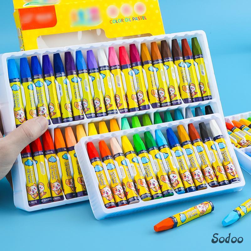 

12-36 pastel minyak warna krayon anak-anak yang bisa dicuci alat menggambar - SO