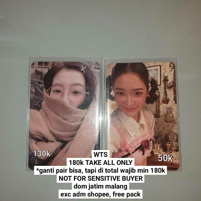 ready irene photocard rv red velvet syal redsum bando jokowi grid rbb ribbon jas hujan rain coat wed