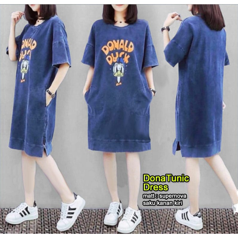 PIK - Dress Dona XL,XXL /Pakaian Wanita/ Fashion Wanita Jumbo/ Dress Wanita