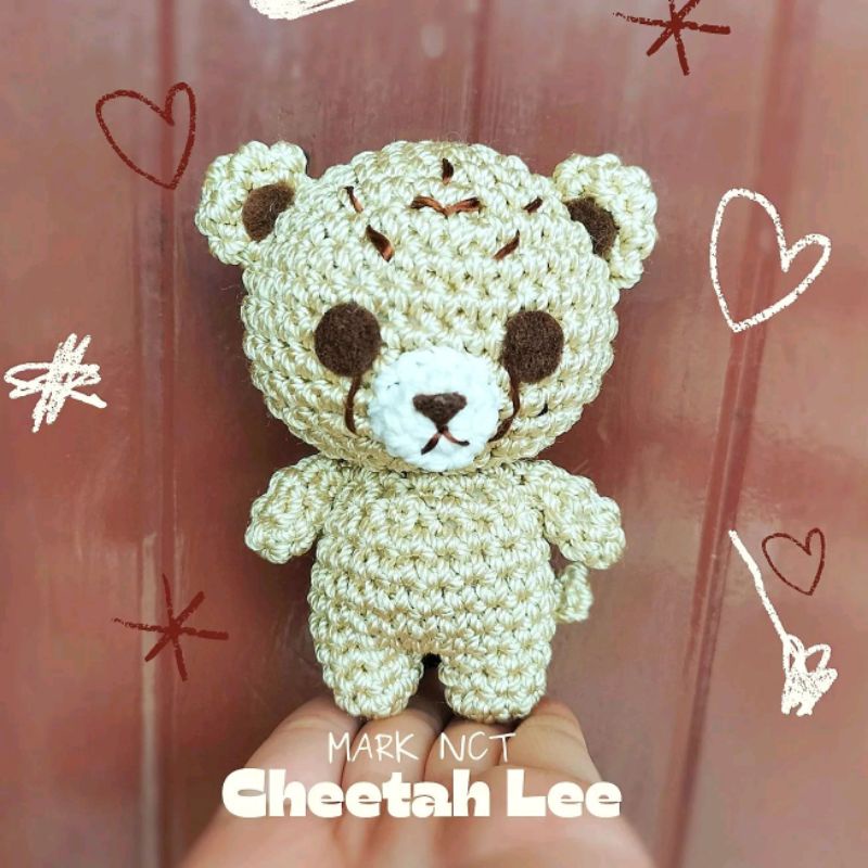 ❗Laagurumi❗Amigurumi (Boneka Rajut) Cheetah Lee Doll Mark NCT