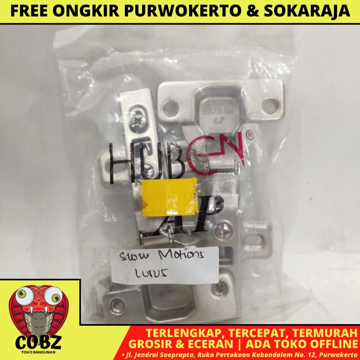 HUBEN AP ENGSEL SENDOK PINTU LEMARI HIDROLIK SLOW MOTION LURUS BESAR
