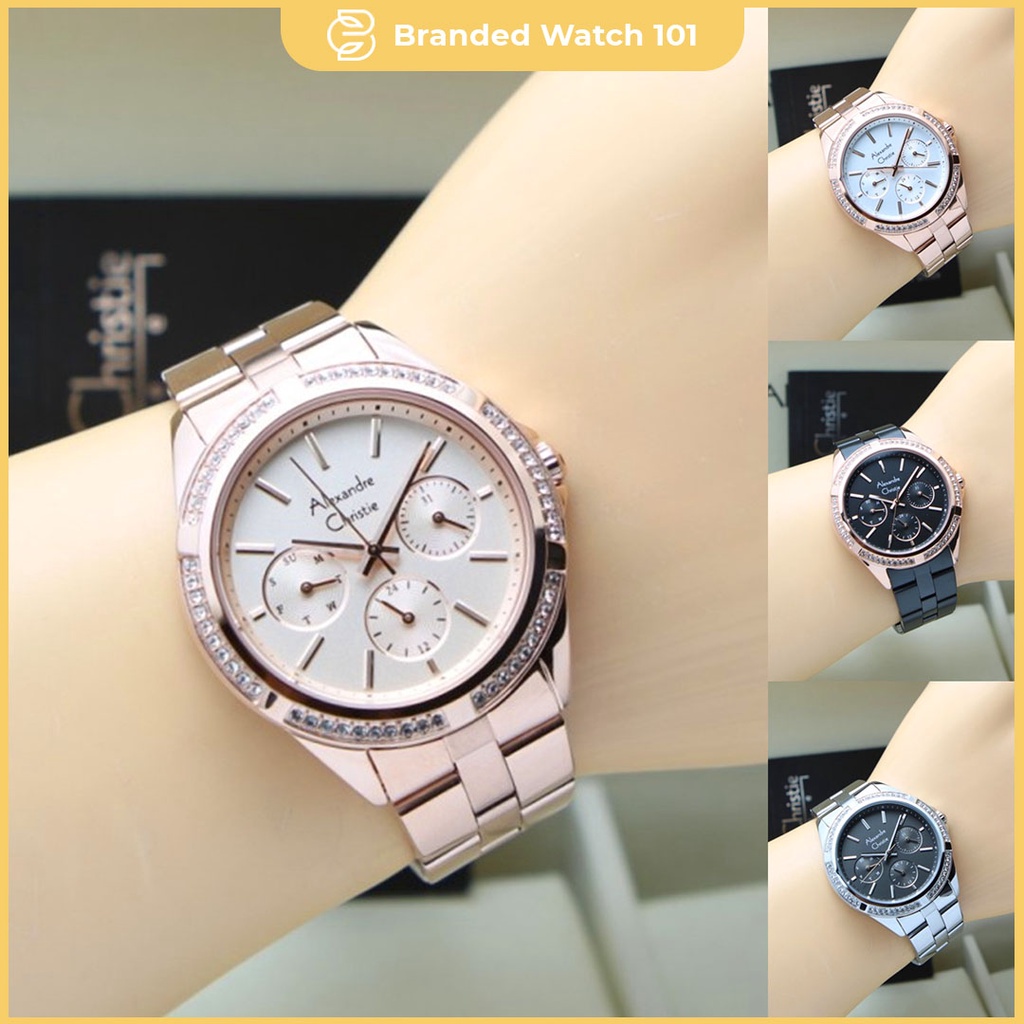 ORIGINAL Jam Tangan Wanita Alexandre Christie AC 2947 / AC2947 / 2947 Garansi 1 Tahun, Stainless