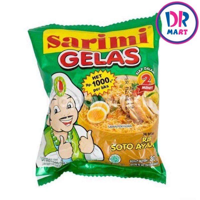 

Sarimi Gelas Rasa Soto Ayam 30gr