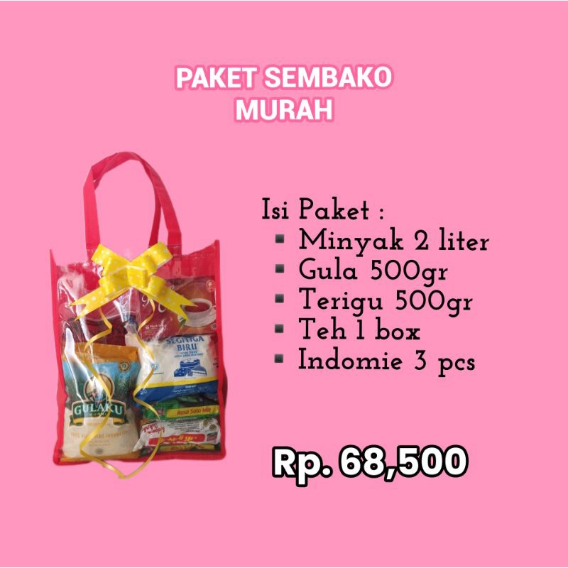 

PAKET HAMPERS SEMBAKO LENGKAP