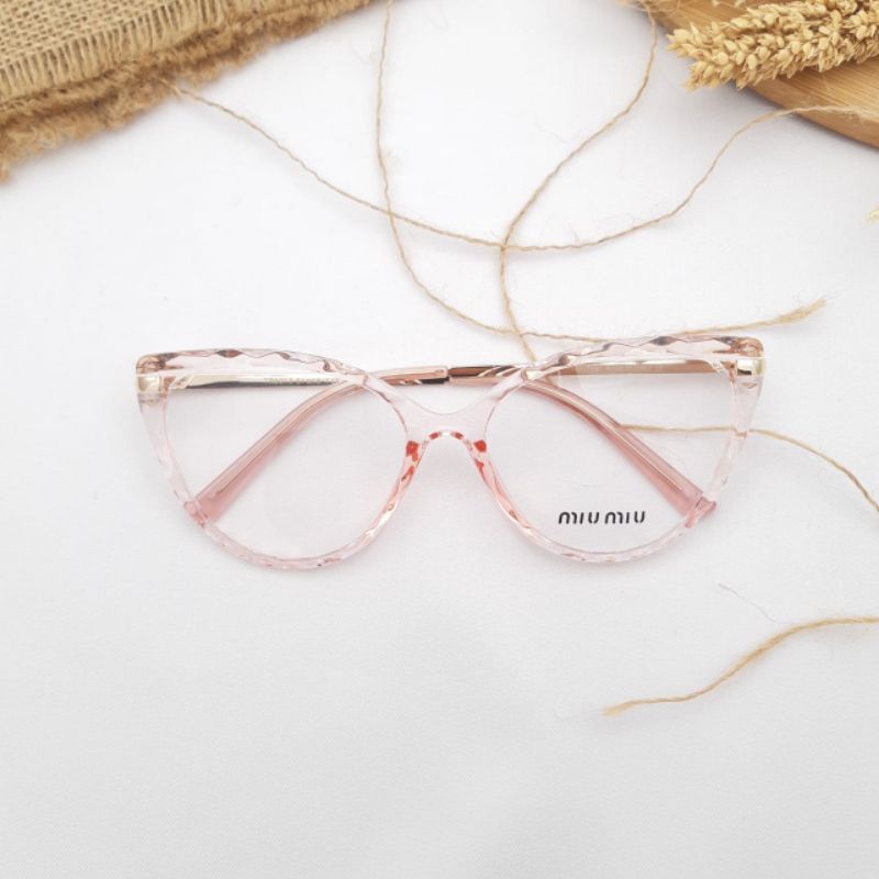 Frame Kacamata CAT EYE BISA Minus Plus Photocromic kualitas Optik