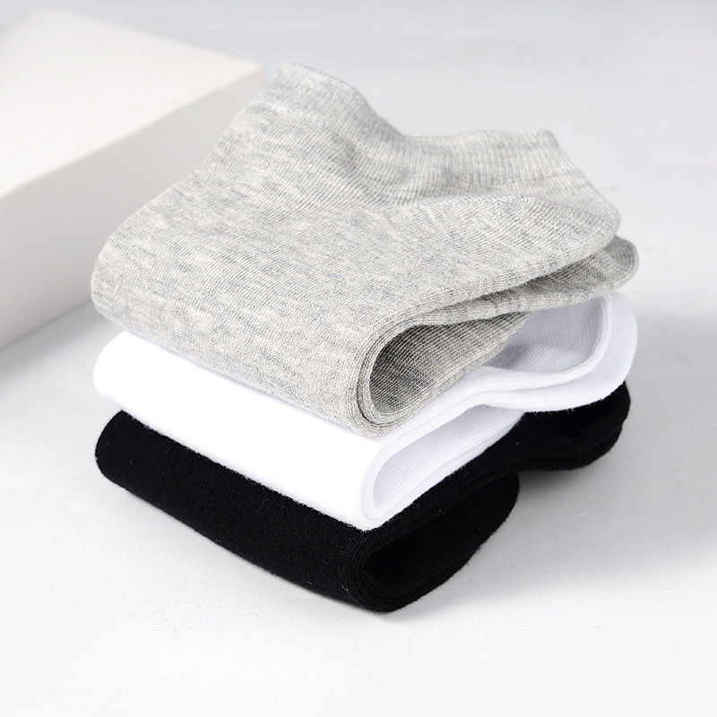 Kaos Kaki Kaus Kaki Polos Pendek Semata Kaki Murah Pendek Pria dan Wanita Remaja Dewasa Bahan Katun Halus Lembut Bisa Untuk Kaki 36 - 42