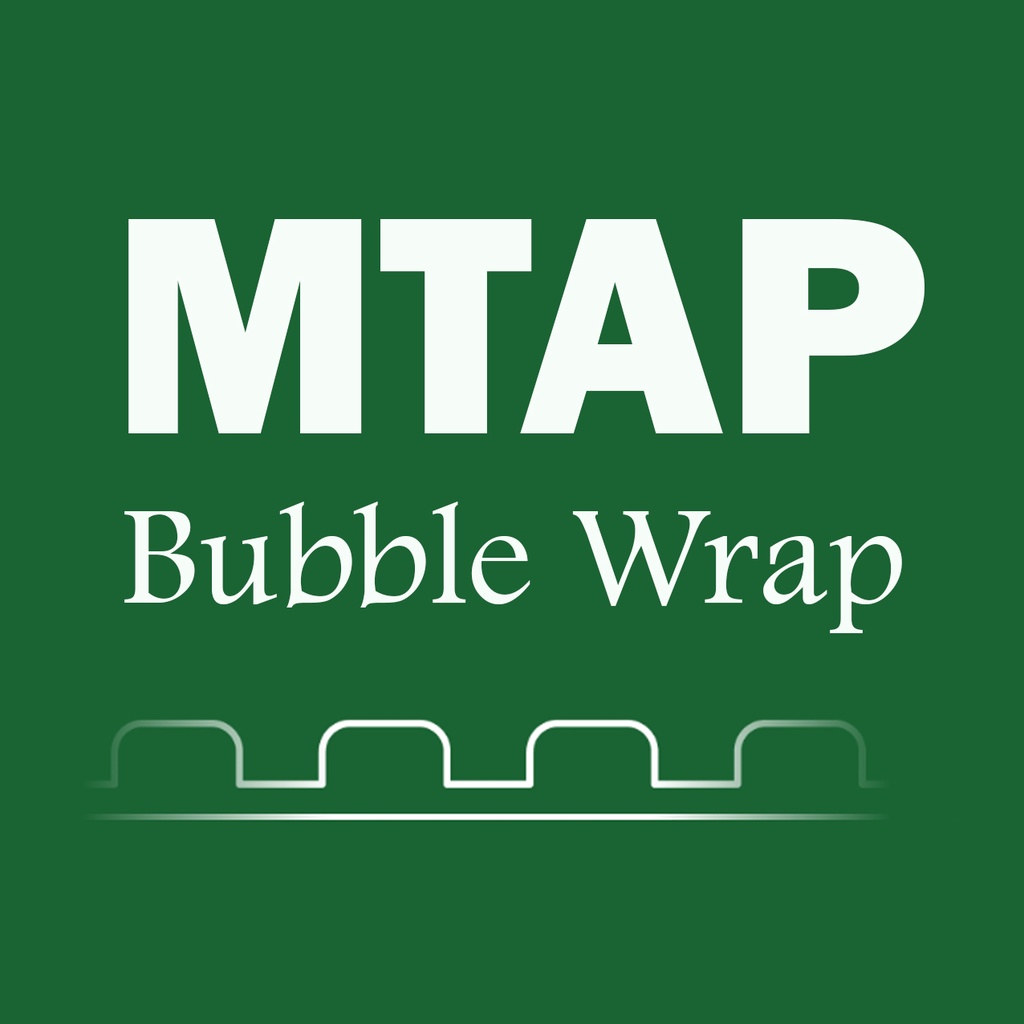 1 Roll Bubble Wrap MTAP 1,25 x 50 Meter Bening Hitam Putih 1 Gulung