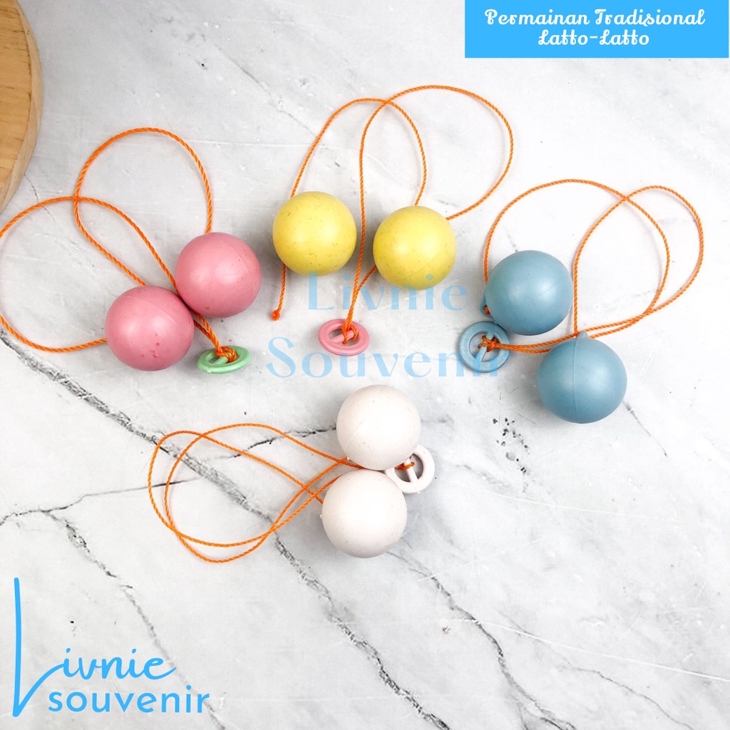 Grosir Matte Mainan  Anak Tradisional Jadul Viral Latto / Tek -tek / Etek-etek / Lato Matte