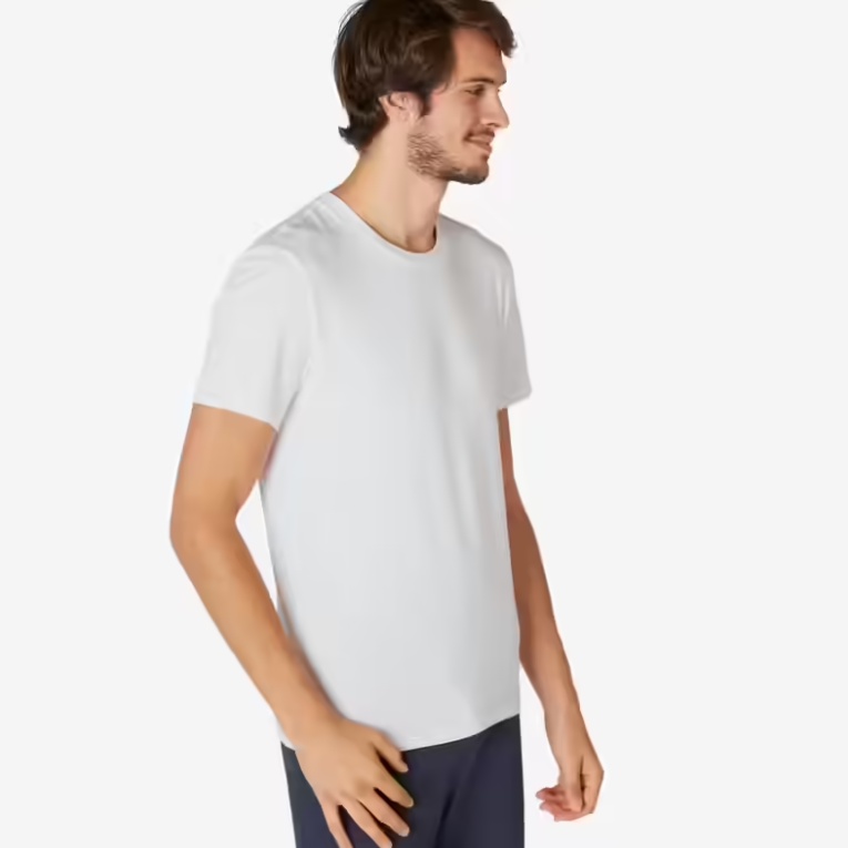 DOMYOS 500 Kaos Olahraga Fitness Pria Lembut Nyaman