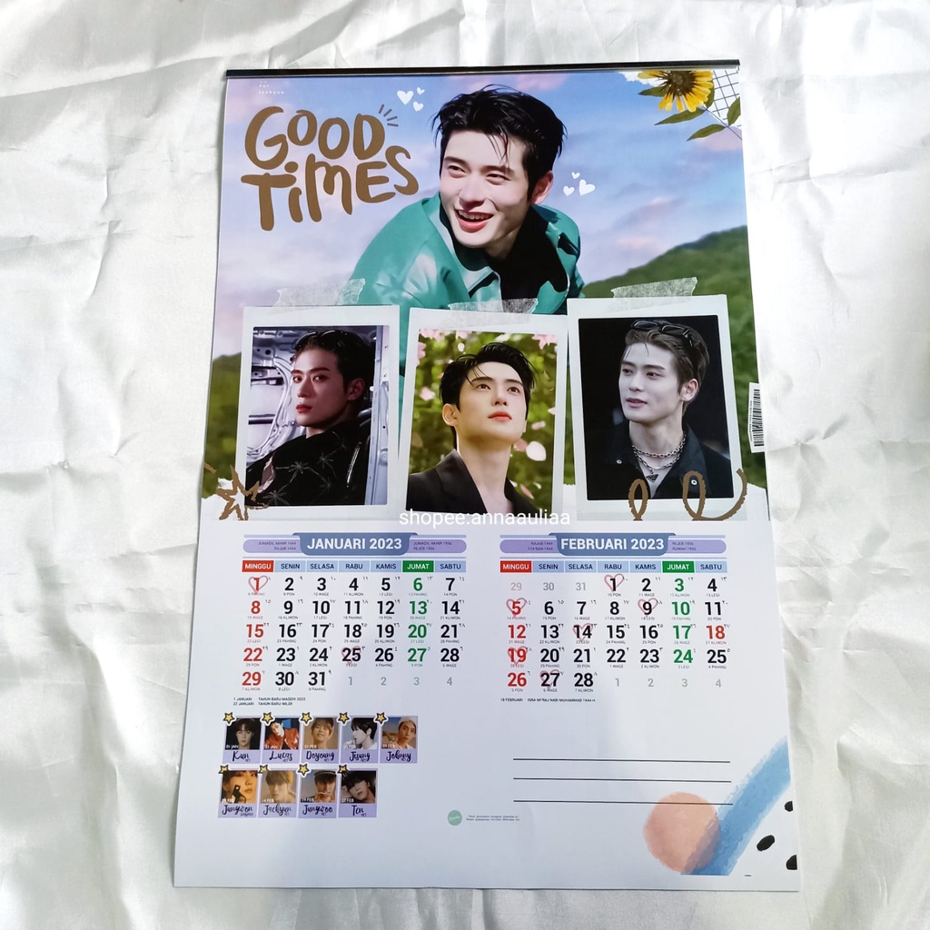 

Kalender Dinding Custom KPOP 2 Bulanan 2025