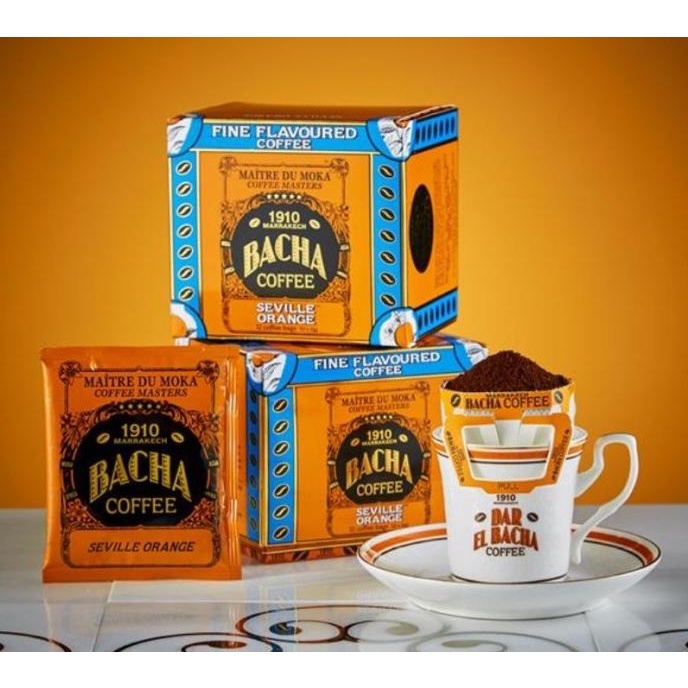 

Bacha coffee - Kopi bubuk 12 bag x 12 g per box