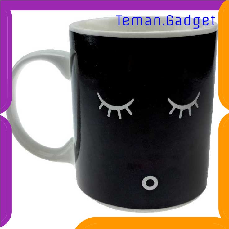 TG - DPR Color Changing Magic Mug Cangkir Sensitif Suhu Motif Smile Face - Y-03