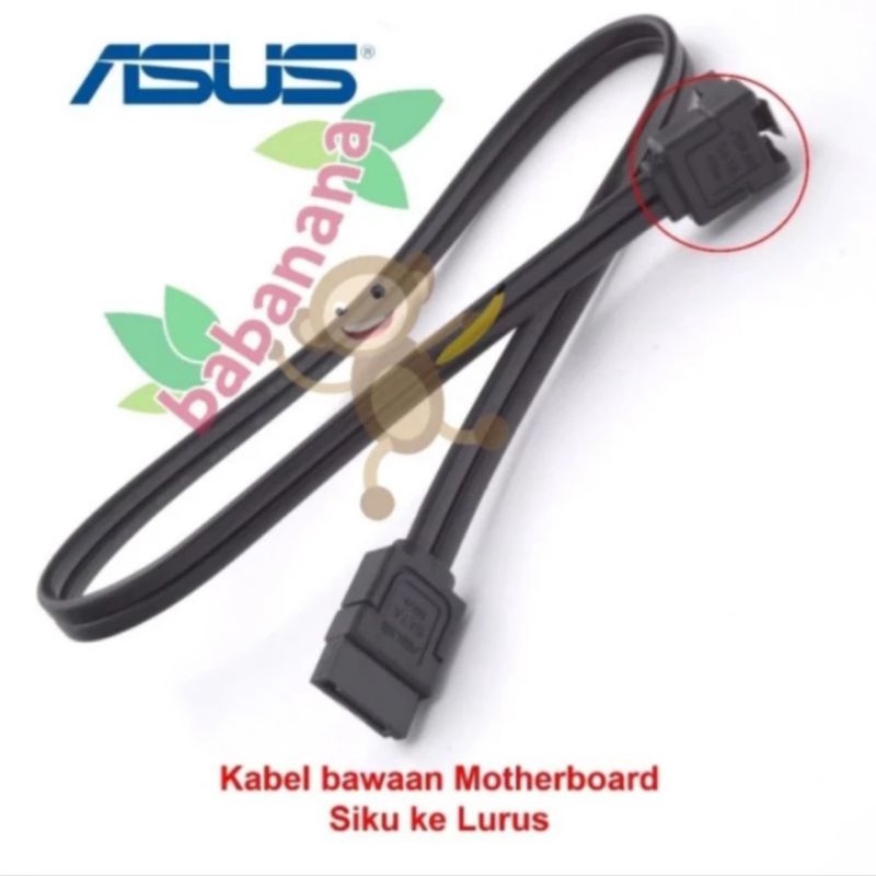 Kabel data sata 3 Original 6Gbps klip siku Asus Asrock Gigabyte Msi