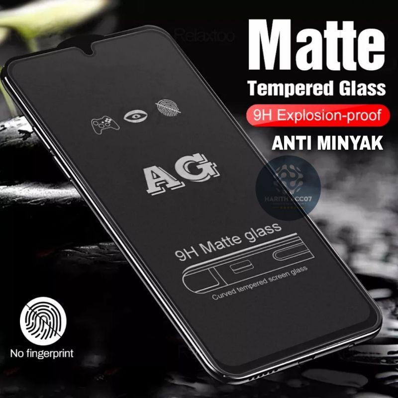 Tempered Glass Xiaomi Redmi 6 6A 6 Pro 7 7A 8 8A 8A Pro Matte Glass 9H Full Layar Anti Radiasi Anti 