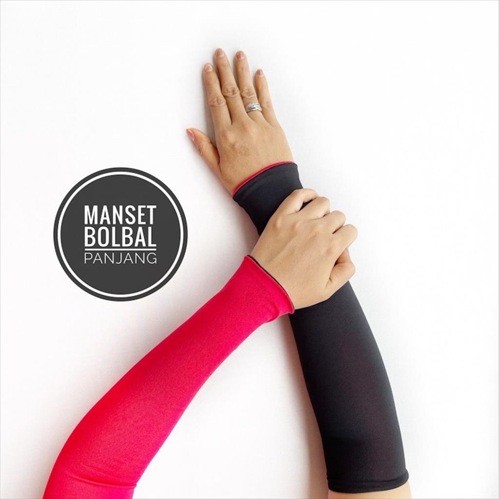 MJS 896 - Manset Tangan Bolak Balik Panjang 30cm Inner Dalaman Handsock