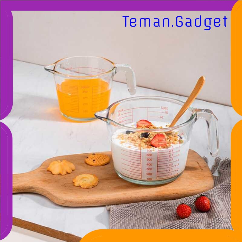 TG - DPR HUANMU Cangkir Gelas Ukur Takaran Microwave Heating Glass - GG-18