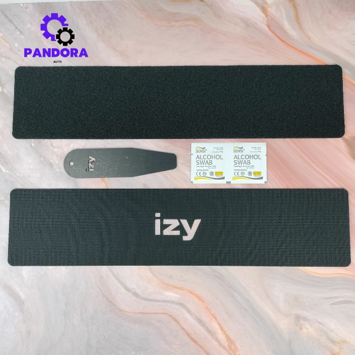 DUDUKAN PLAT NOMOR MOBIL 46CM IZY FRAMELESS EXTRA SLIM NON AKRILIK