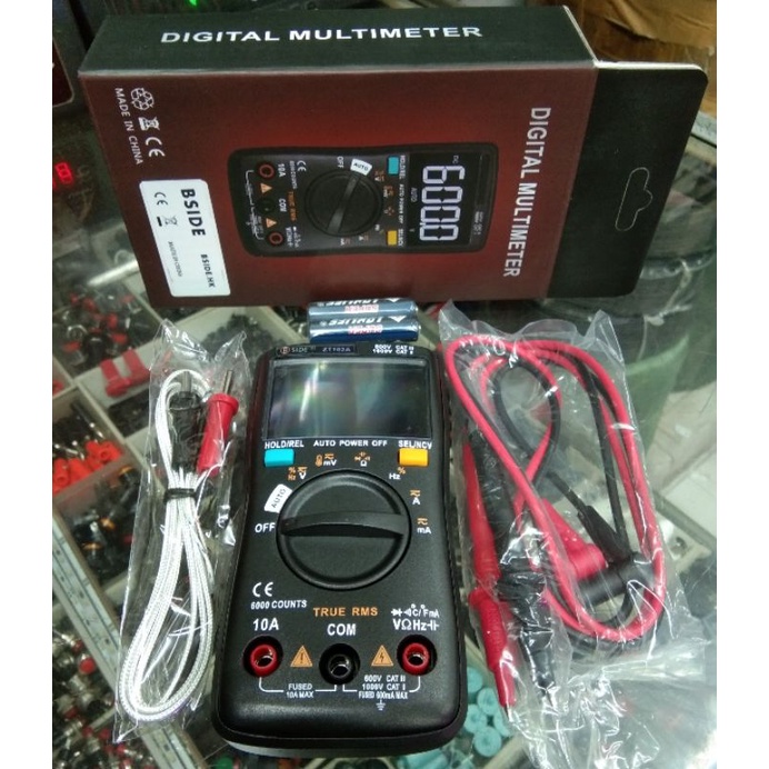 Multimeter Digital BSIDE ZT102A Alat pengukur arus / vol