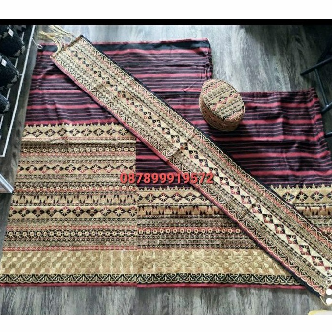 tapis mama papa set tapis lampung bapak ibu peci