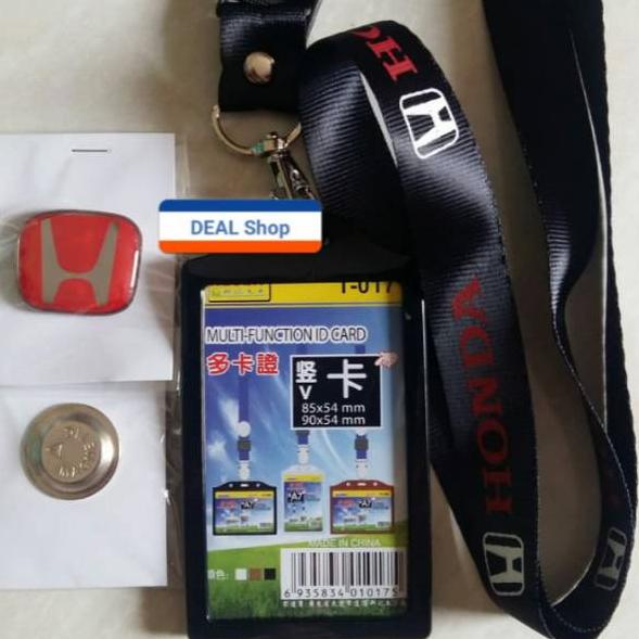 

Super Gembira Satu Set Pin Honda dan Tali IdCard