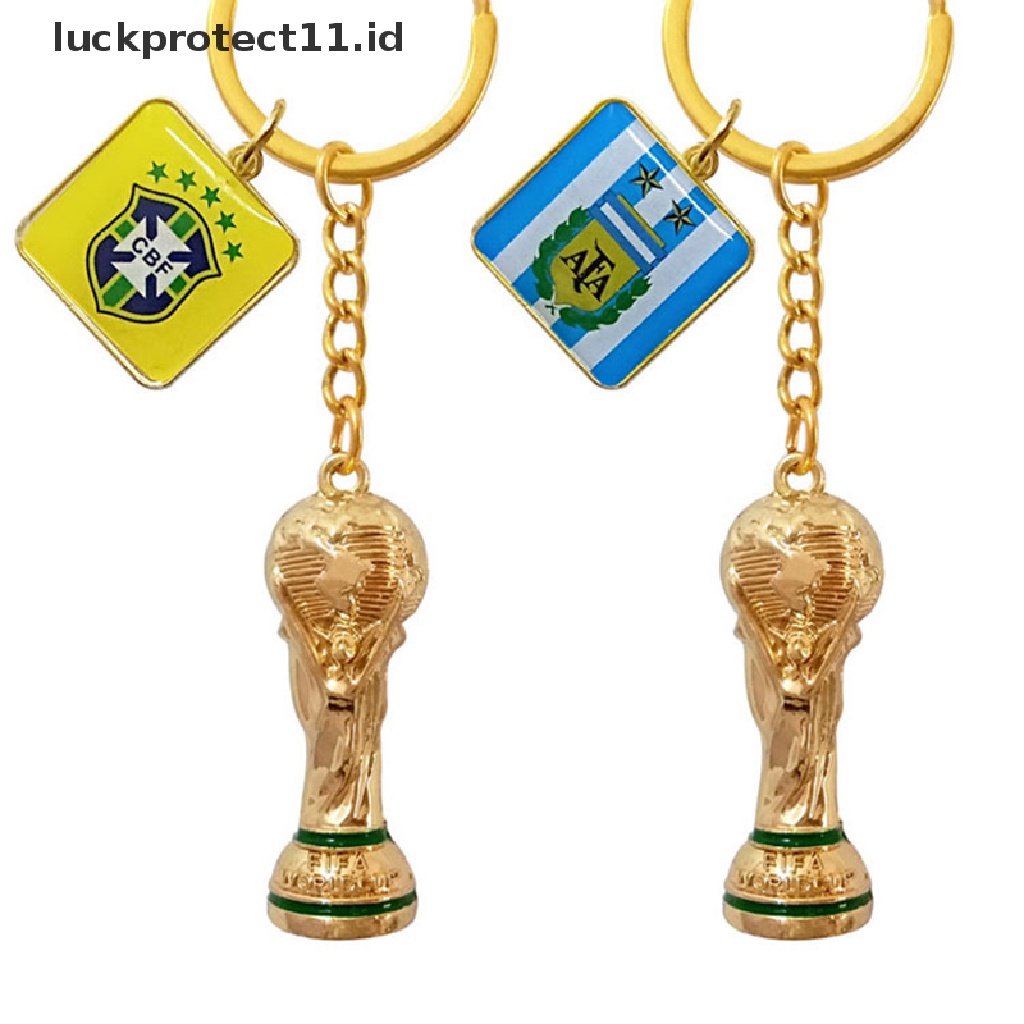 /Fashion Hot// Fashion// 2022bola Piala Dunia Korek Negara Bendera Gantungan Kunci Liontin Football Key Ring Liontin Aksesoris Piala Eropa Gantungan Kunci Hadiah Untuk Penggemar.