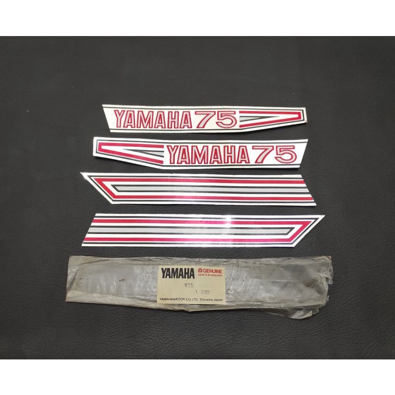 sticker stiker striping body bodi yamaha V75 V-75 nos