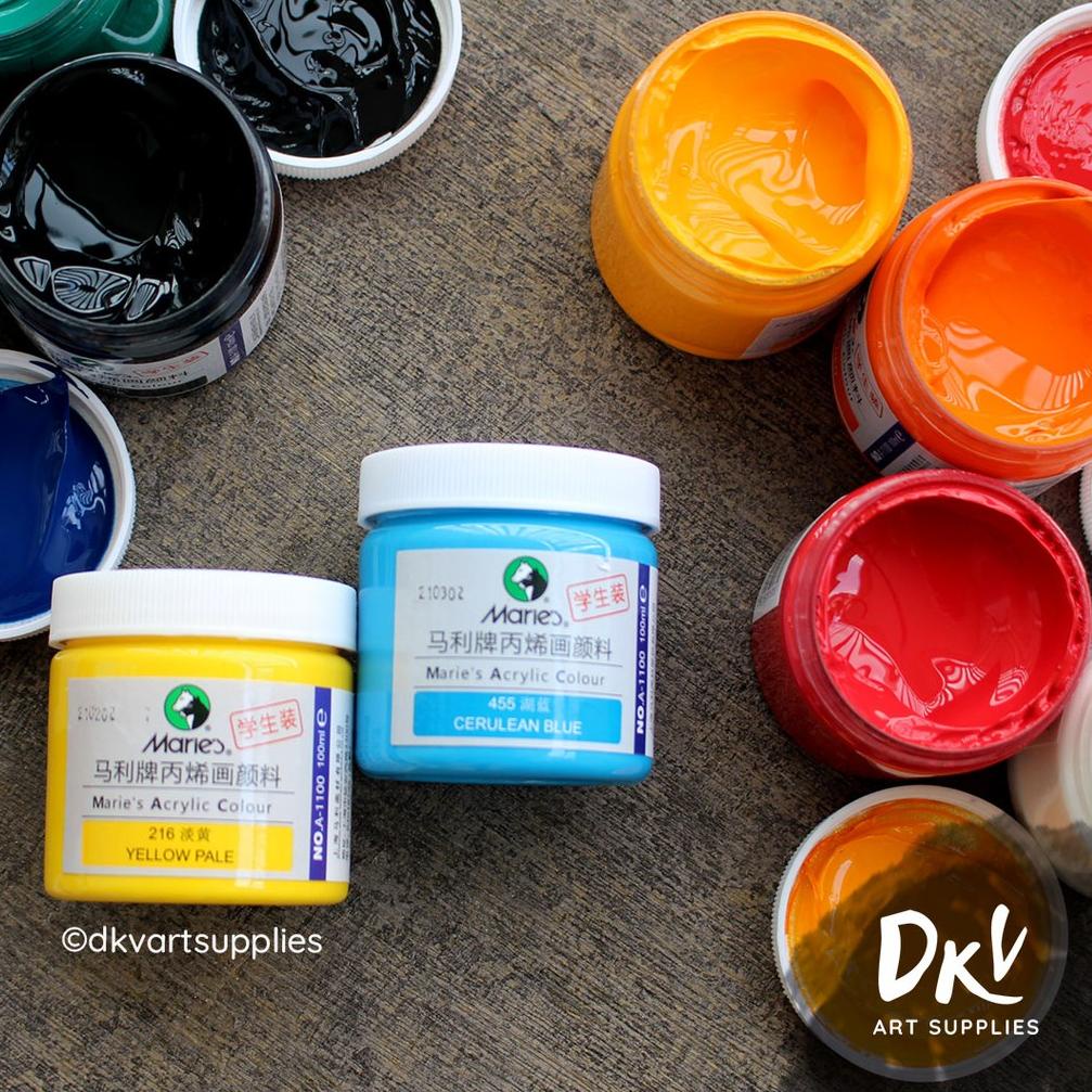 

Ready Stock✾ Maries Acrylic Paint / Cat Akrilik Maries 100ml 100 ml V95 ➞