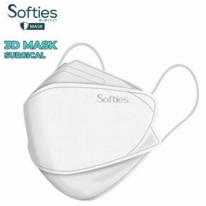 Hot Sale Masker Softies 4 Ply 3D ~
