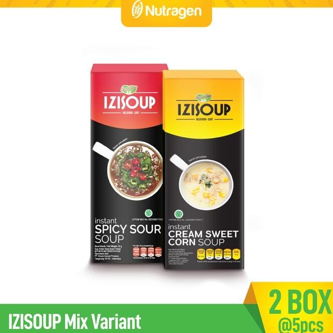 

IZISOUP Instant Spicy Sour & Cream Sweet Corn Soup