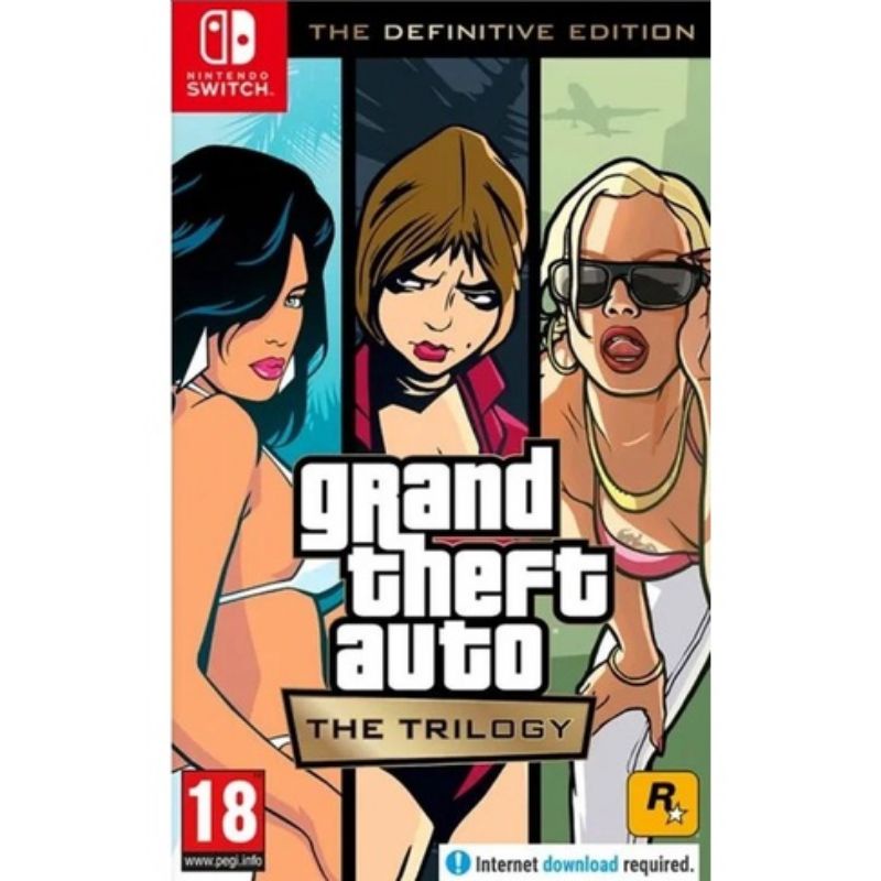 Grand Theft Auto: The Trilogy The Definitive Edition (GTA) (Nintendo Switch)