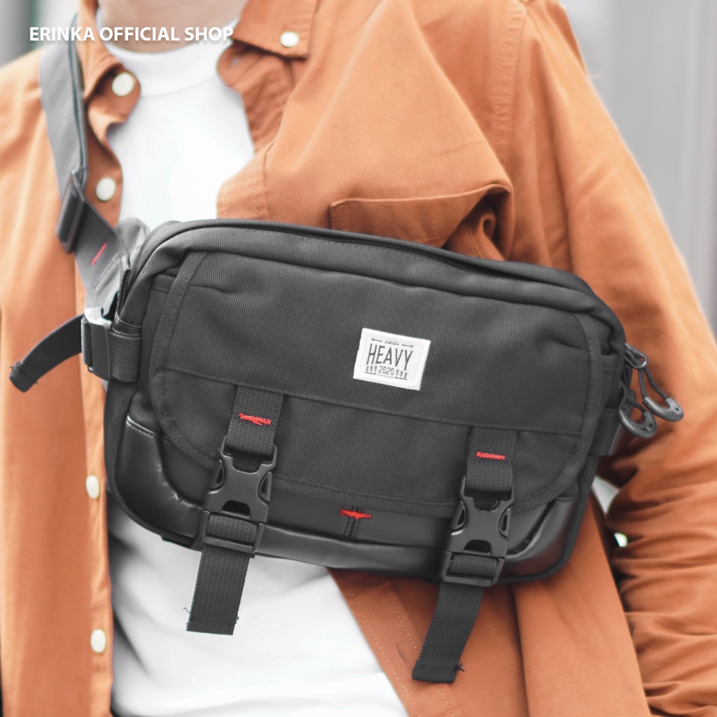 Waist Bag Flashpack - Black - Tas Pinggang