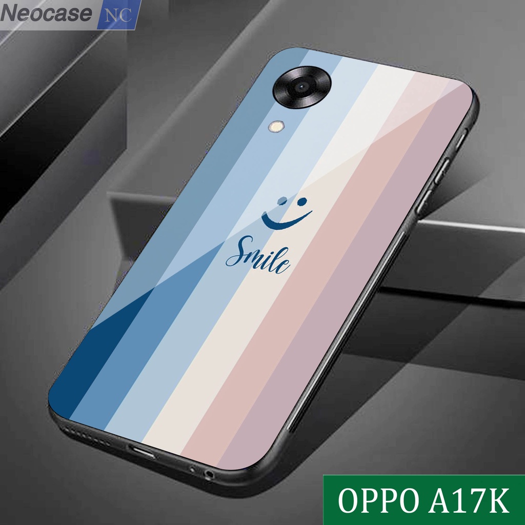 [N22] Softcase Glass Kaca Oppo A17k - Case HP Oppo A17k - Casing HP Oppo A17k