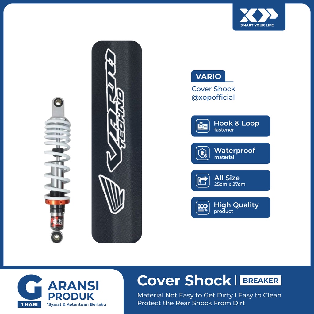 Sarung Shock Breaker / Cover Shock Belakang Motor Bahan Nylon Universal