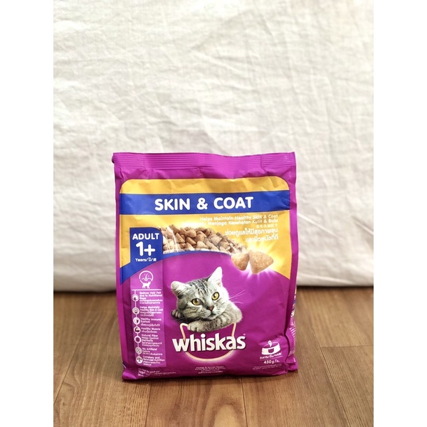 Jual Whiskas Adult Skin And Coat 450 Gr Freshpack Shopee Indonesia