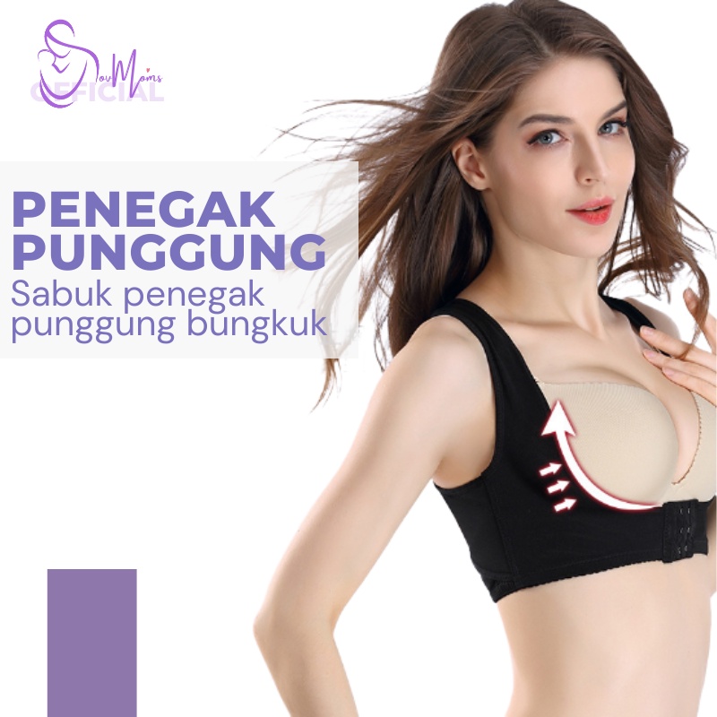 Penegak Penyangga Punggung Terapi Pelurus Korektor Posture Corrector Penegak Badan Bungkuk Korset Untuk Tulang Belakang Anti Bungkuk Nyeri Pinggang Kifosis Lordosis Corrector Wanita Import Premium Original