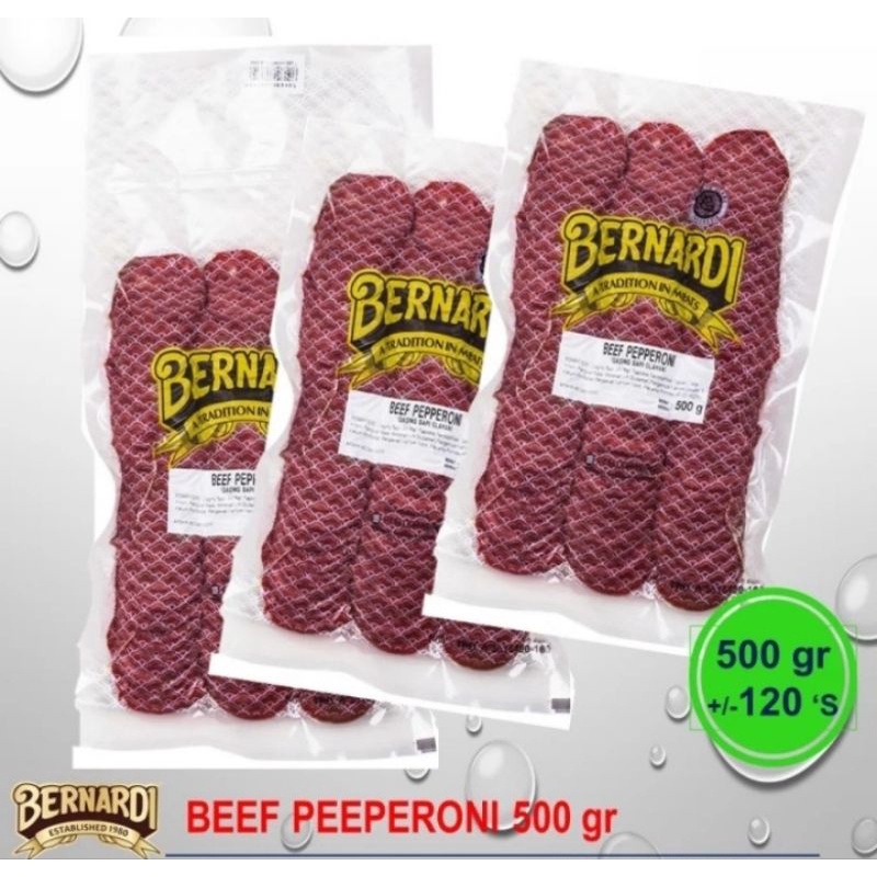 Bernardi Beef Pepperoni 500Gr