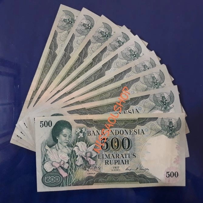 

UP161 UANG KUNO 500 RUPIAH TH 1977/UANGLAMA