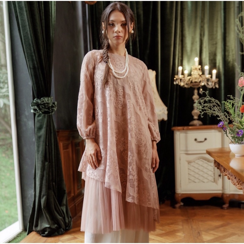 HijabChic Alaiqa Mocca Tunic