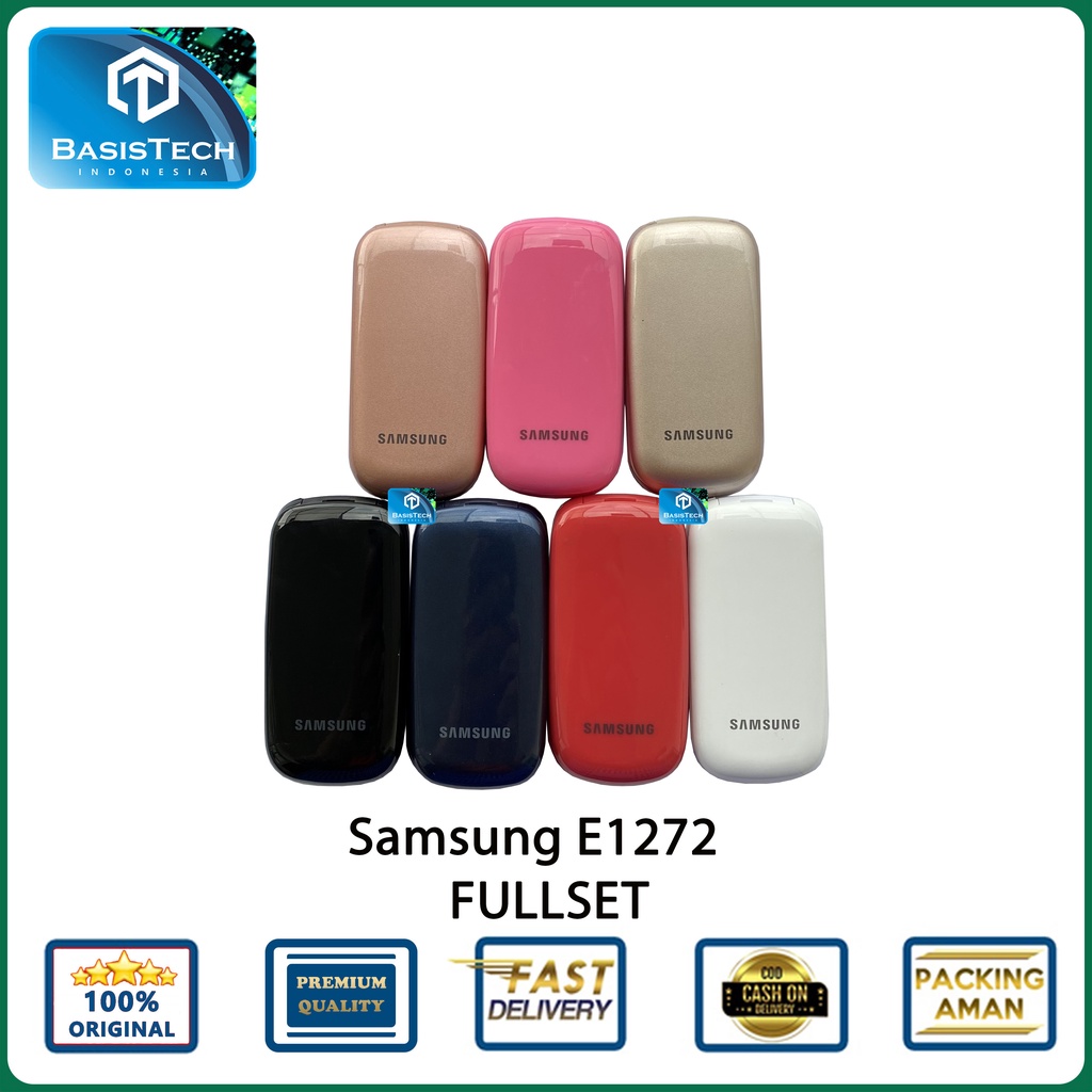 HOUSING CASING SAMSUNG E1272 FULLSET - BASISTECH ORIGINAL QUALITY