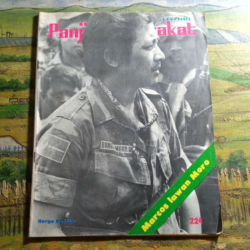 Majalah panji masyarakat no.224, Marcos lawan Moro