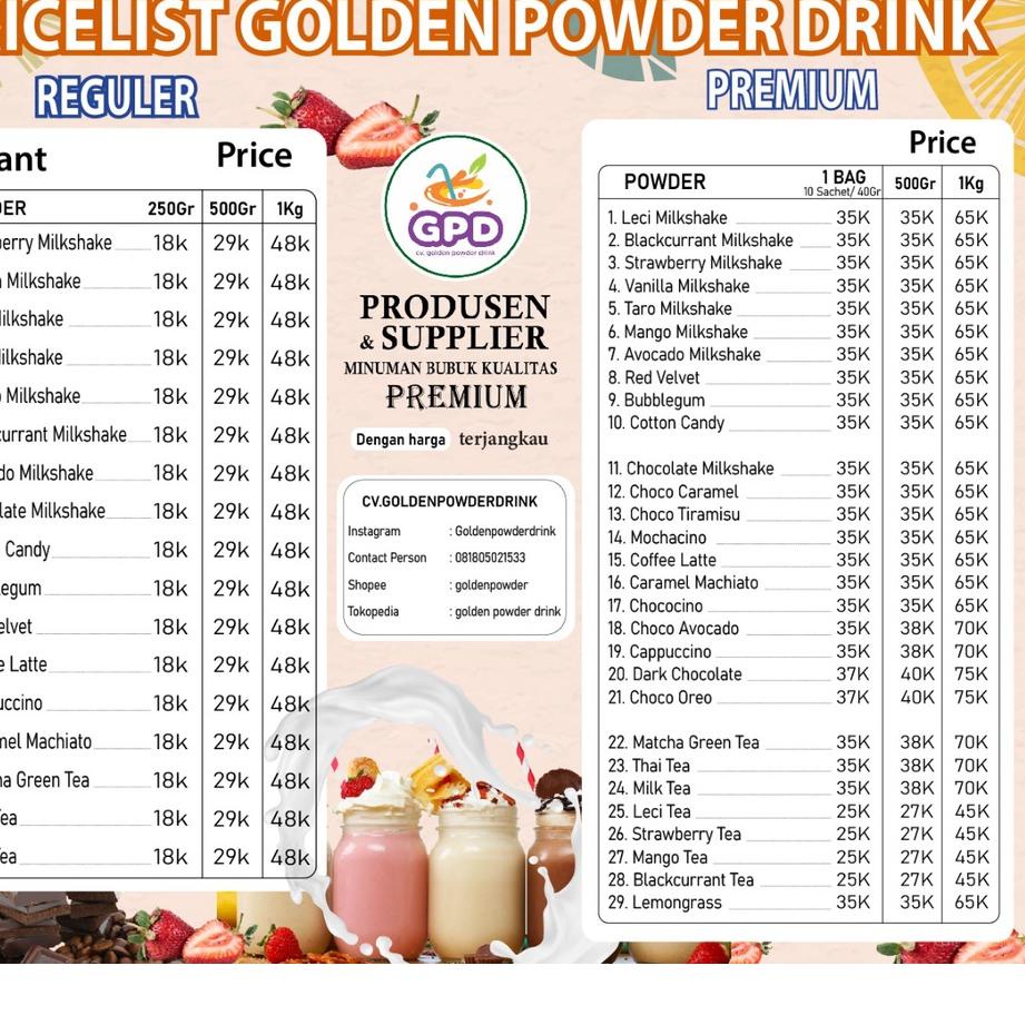 

▶ Taro Powder 500 gr - Bubuk Minuman Premium √